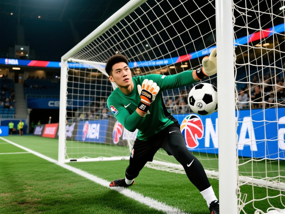 守门员神勇抱住球门不失一席 第3张