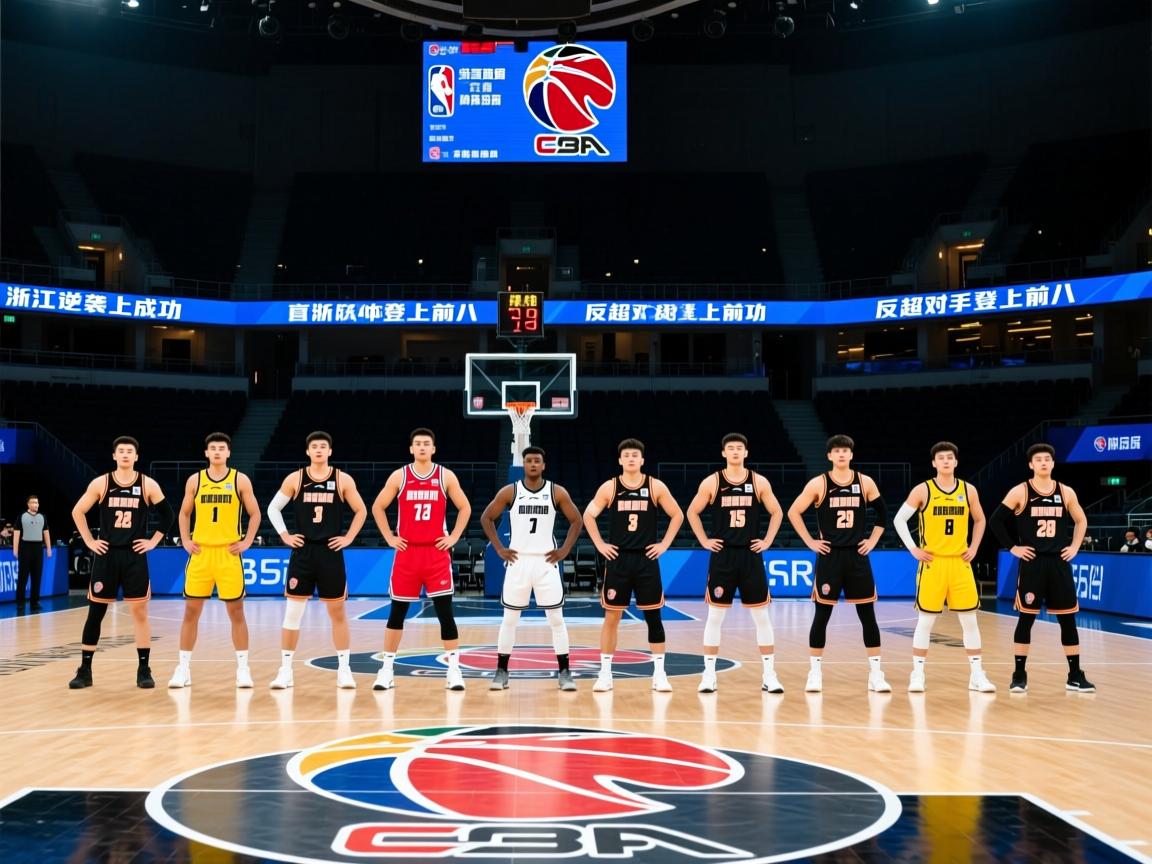 浙江队逆袭成功，反超对手登上前八