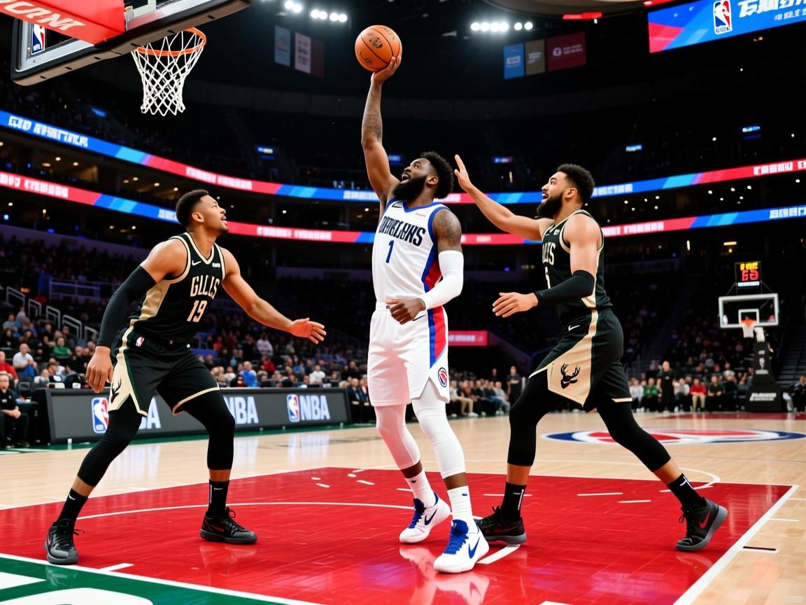 快船击败雄鹿，取得五连胜