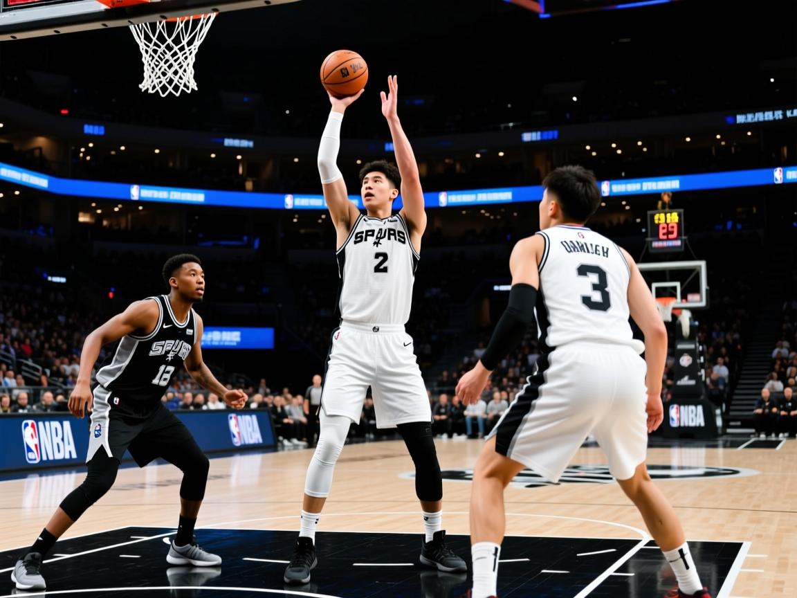 关于杨瀚森对阵马刺个人表现回顾,全场得到2分2板1助2盖帽的信息 第2张